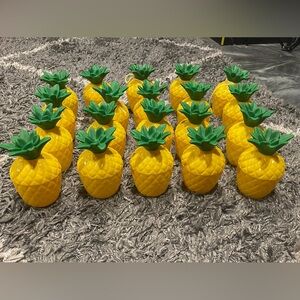 Pineapple Summer Luau Party Reusable Drink Cup Yellow Green Party Decorations